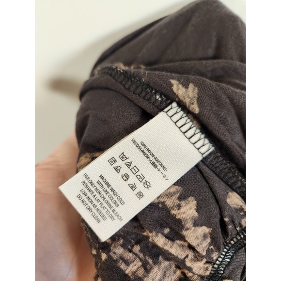 Free People Fiona Top Floral Bow Tie Blouse Womens Small‎ - Picture 5 of 6